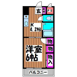 FORTALEZA【5階】の間取り
