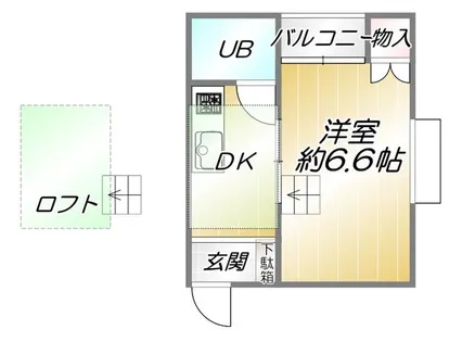 大阪府枚方市田口3丁目【マンション】の間取り