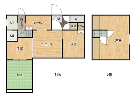 北海道千歳市花園4丁目【一戸建】の間取り
