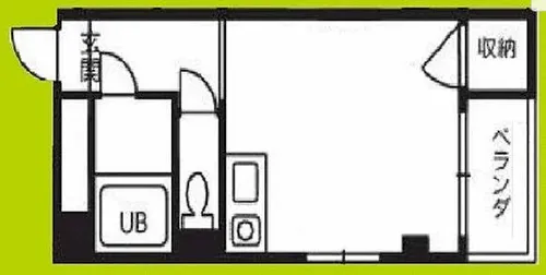 ビルシャナ長居【401号室】の間取り