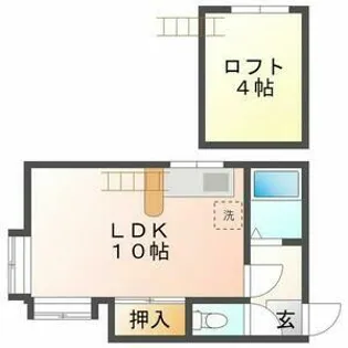 AMS新札幌Ⅱ【204号室】の間取り