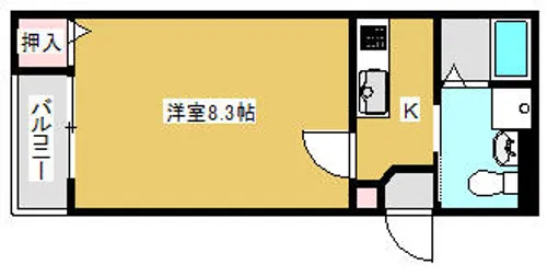 プレメゾン【103号室】の間取り