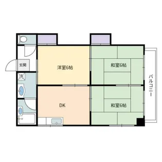 ローズハイツ【3階】の間取り