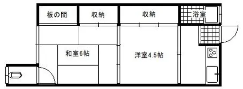 双葉荘A【2階】の間取り