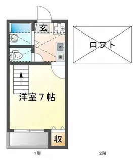 ピュア平尾壱番館【203号室】の間取り