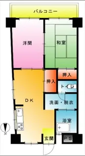 大阪府門真市末広町【マンション】の間取り