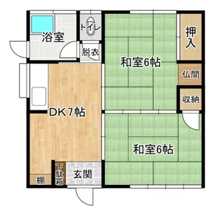 小町荘【101号室】の間取り