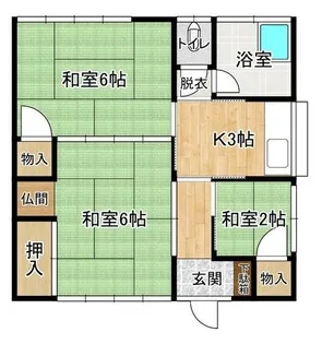 小町荘【102号室】の間取り