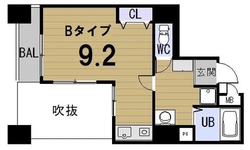グランドパレス御池衣棚【3階】の間取り