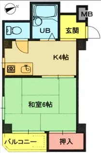 大阪府守口市浜町1丁目【マンション】の間取り
