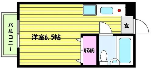 兵庫県神戸市東灘区御影郡家1丁目【アパート】の間取り