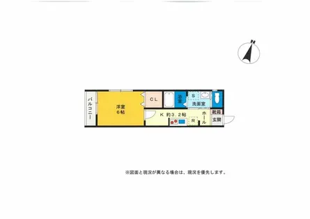 ナチュラルフロント【2階】の間取り