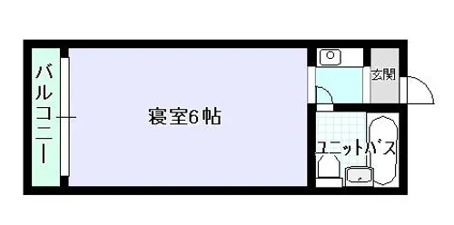 ルネッサンス西梅田【4階】の間取り