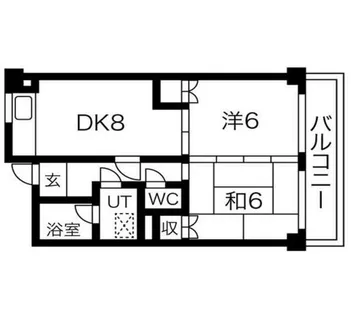 オリーブハイツ【B302号室】の間取り