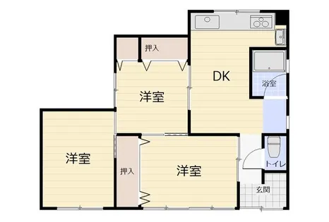 愛知県豊川市御油町万福寺【一戸建】の間取り