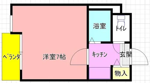 大阪府東大阪市花園西町1丁目【マンション】の間取り