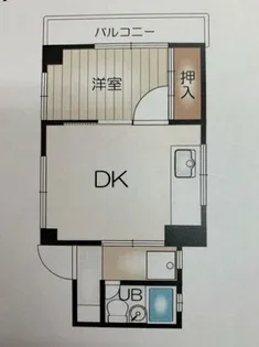 中村ビル【201号室】の間取り