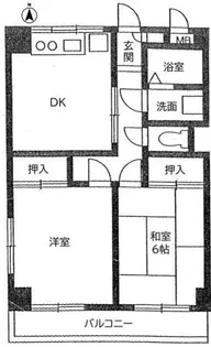 サンモール【2階】の間取り