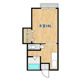 ハイツ藤木C【205号室】の間取り