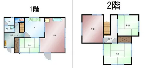 大阪府富田林市大字嬉【一戸建】の間取り