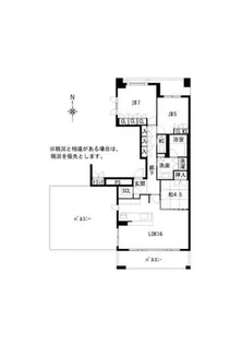 セントラルガーデンレジデンスⅡE棟【701号室】の間取り