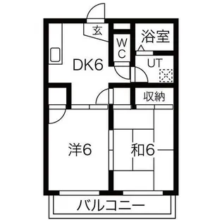 リバーサイドマンヒロ【203号室】の間取り