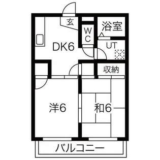 リバーサイドマンヒロ【203号室】の間取り