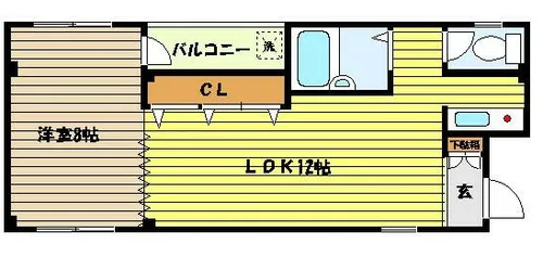 兵庫県神戸市東灘区御影本町5丁目【マンション】の間取り