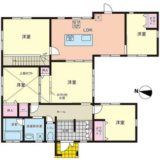 福岡県遠賀郡遠賀町大字別府【一戸建】の間取り