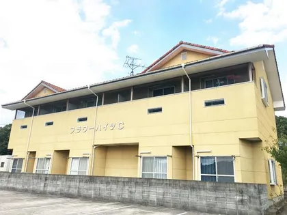 フラワーハイツC【1-2号室】の外観