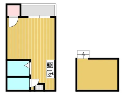 チェリー西公園【206号室】の間取り