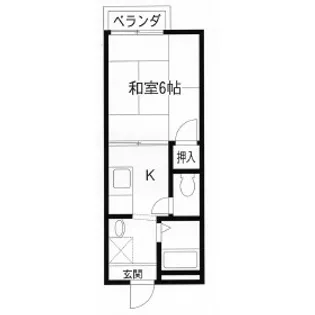 フレグランス井上【1階】の間取り