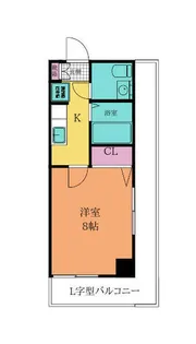 ロイヤルキャッスル【1401号室】の間取り