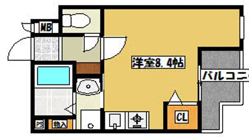 サンティール大和田【503号室】の間取り