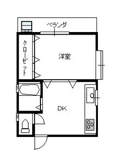 ナカモトマンション【301号室】の間取り