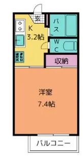 ファミールK【108号室】の間取り