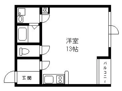 平野レジデンス【2階】の間取り
