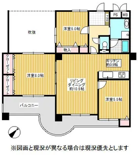 愛知県春日井市弥生町2丁目【マンション】の間取り