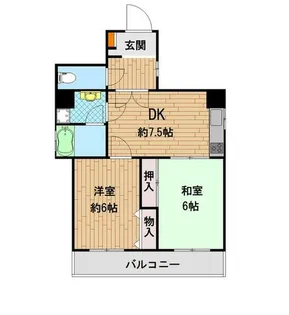 リーグレック元町【5階】の間取り