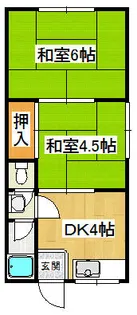 兵庫県宝塚市末成町【アパート】の間取り