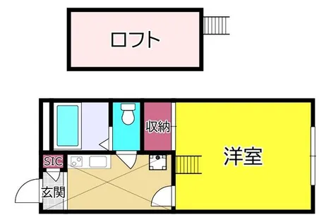 大阪府大東市北条1丁目【アパート】の間取り
