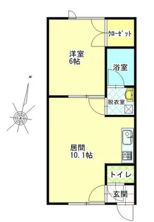 ベルコート【A-2号室】の間取り