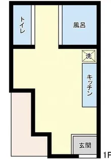千本北戸建て【101号室】の間取り