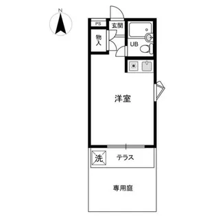 ダイドーメゾン門戸【1階】の間取り