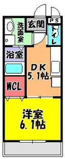 マーベラスビレッジ【1階】の間取り