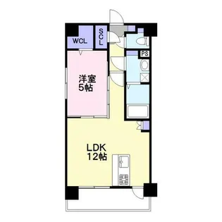 ラ・ガール日蒔野【401号室】の間取り