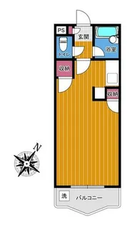 ネオパレス香椎【105号室】の間取り