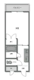 メゾンド・エスポワール【406号室】の間取り
