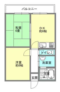 奈良県生駒市中菜畑1丁目【マンション】の間取り
