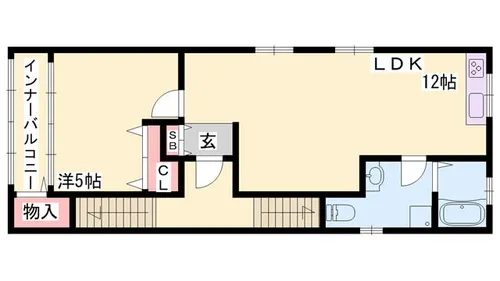 兵庫県神戸市中央区八雲通6丁目【マンション】の間取り
